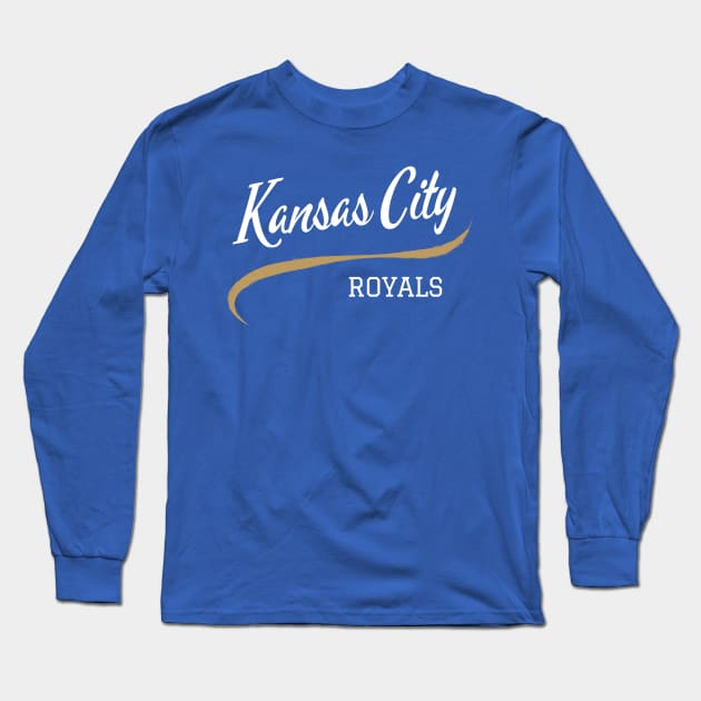 Royals Retro Long Sleeve T-Shirt by CityTeeDesigns